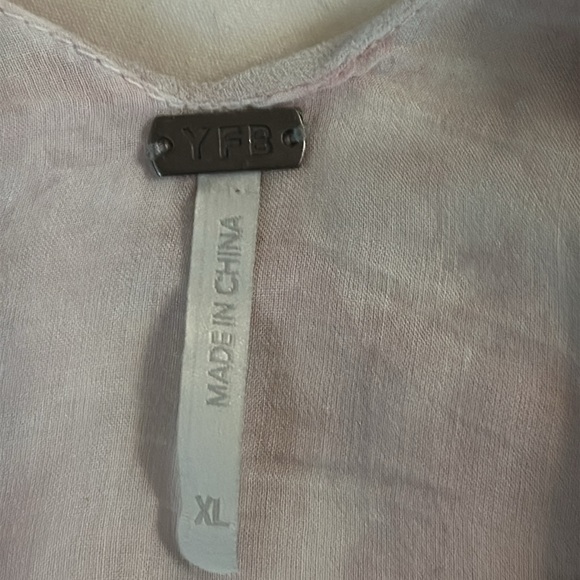 “Young Fabulous & Broke” pastel tie dye tiered sleeveless tiered maxi dresss - Picture 5 of 5